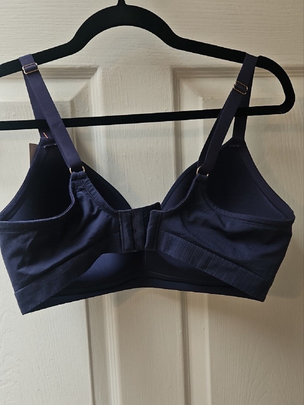 Matte Mini Rib Bra - Dark Iris - Picture 2 of 3